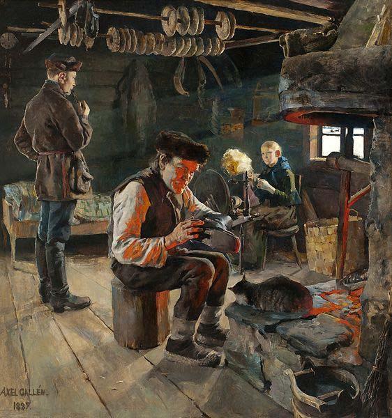 Akseli Gallen-Kallela GALLEN-Kallela, Akseli Rustic Life china oil painting image
